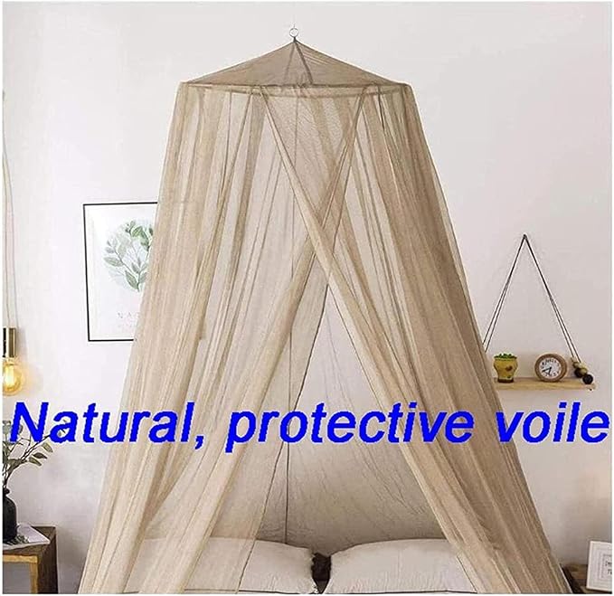 EMF Protection Dome Bed Canopy,Blocks Radiation/EMF/WiFi/ 5G & Other RF Mosquito Net Made by Silver Coated Mesh(Size:King(60x250x1200cm/2x8.2x39ft)) (Color : King(60x250x1200cm/2x8.2x39ft))
