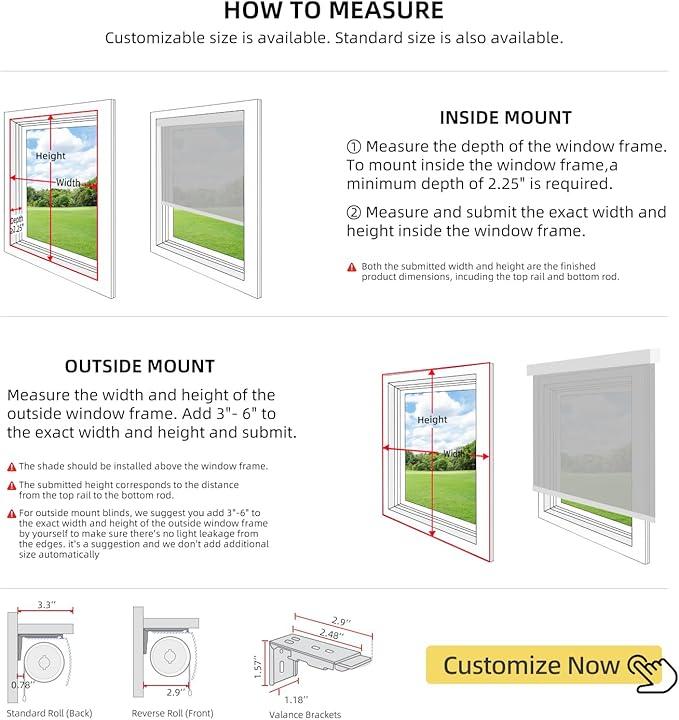 ZSTARR Motorized Smart Blind for Window with Remote Control, Automatic Blackout Roller Shade Customizable Size,with Valance Child Safety Rechargeable Battery Blinds (Full Blackout Black)