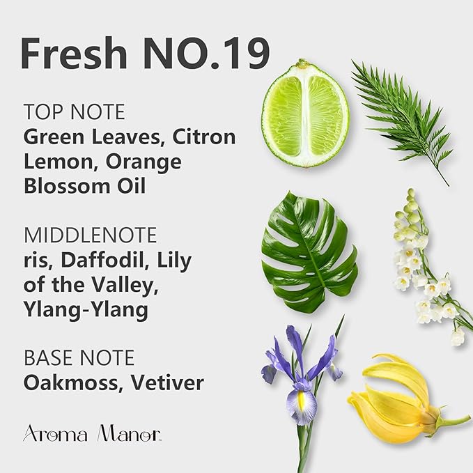 Hotel Scents Fresh No.19 5.3Fl Oz, Luxury Aroma & Hotel Collection Diffuser Oil- Hotel Diffuser Oil for Aromatherapy- Bigger Bottle, Bolder Aroma & Longer Lasting