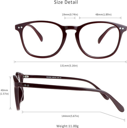 LifeArt Blue Light Blocking Glasses Anti Eyestrain Computer Reading Glasses Gaming GlassesTV Glasses Women and Men Anti Glare