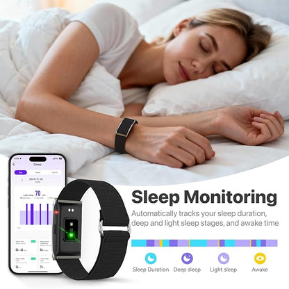 Smart Health Wristband for Women & Men - Activity Fitness Trackers Wearable Blood Pressure Monitor with Heart Rate and Sleep, Step Counter & Calories Tracker, IP68 Waterproof 173 Sport Modes