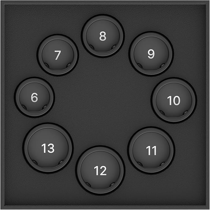RENPHO Lynx Smart Ring-Sizing Kit, Size Before You Buy(Tar Black, Size 6-13)