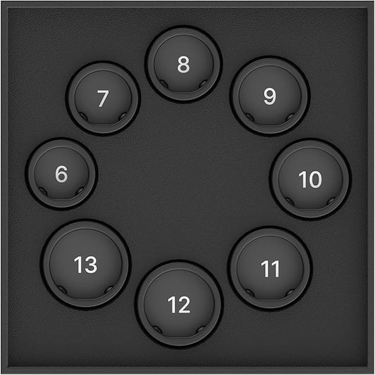 RENPHO Lynx Smart Ring-Sizing Kit, Size Before You Buy(Tar Black, Size 6-13)