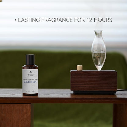 Hotel Fragrance Oil - Season of Love Essential Oils for Scent Diffuser - Rose, Orange, Lychee, Musk - Home Luxury Scents Aroma Fragrance for Home, Office