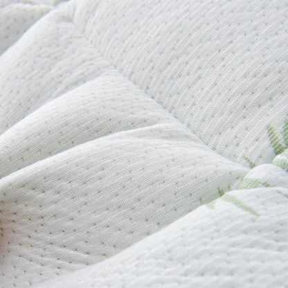 oaskys Mattress Topper Twin Size - Cooling Extra Thick Breathable Viscose Made from Bamboo Mattress pad - Soft Quilted Fitted Mattress Cover with Down Alternative Fill (8-21”Deep Pocket)