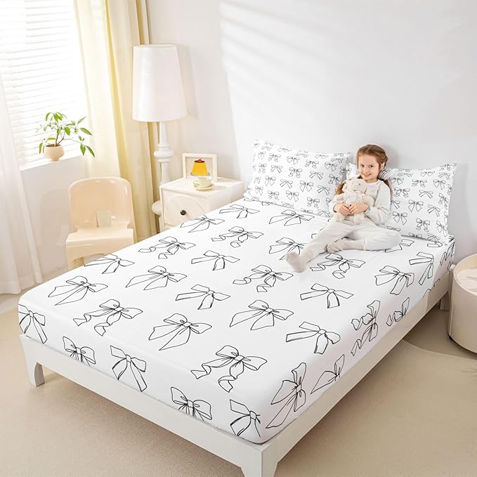 Pixel Dolphin Kids Queen Size Fitted Sheet,Ocean Cartoon Animal Sunset Boys Girls Bed Sheets,Video Games Pixel Blocks Room Decor,Blue Orange Bedding Set,2 Pillowcases(No Flat)