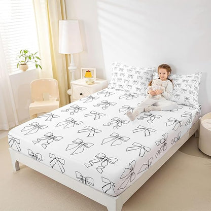 Pixel Dolphin Kids Queen Size Fitted Sheet,Ocean Cartoon Animal Sunset Boys Girls Bed Sheets,Video Games Pixel Blocks Room Decor,Blue Orange Bedding Set,2 Pillowcases(No Flat)