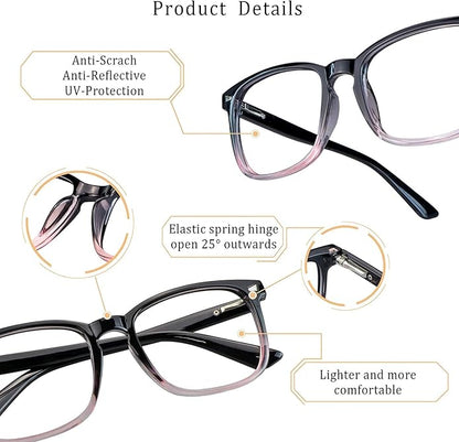 LifeArt Blue Light Blocking Glasses, Anti Eyestrain