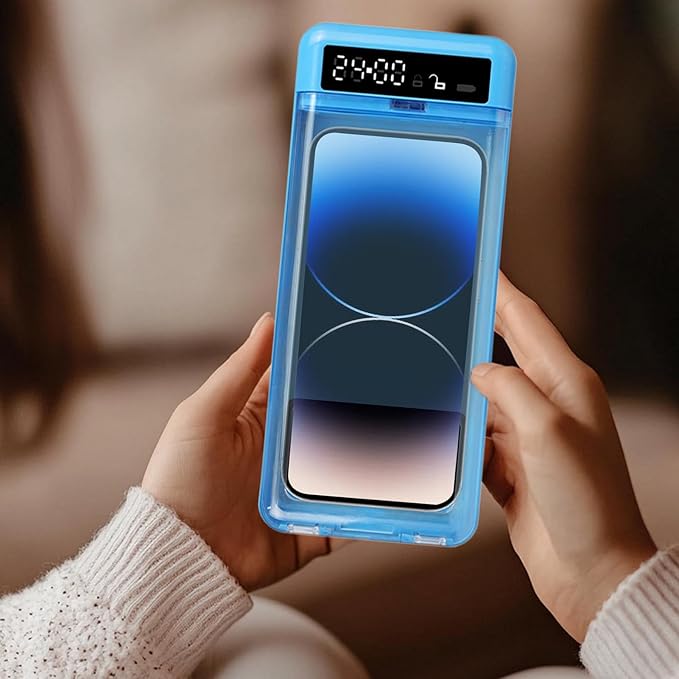 Timed Lock Box | Cellphone Addiction Prevention - Transparent Phone Addiction Control Box for College Students