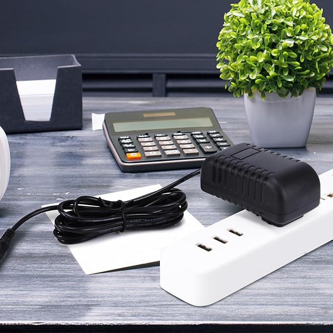 12V AC/DC Adapter for Charging WiiM Smart Wake-up Light Sunrise Music Alarm Clock WWL001