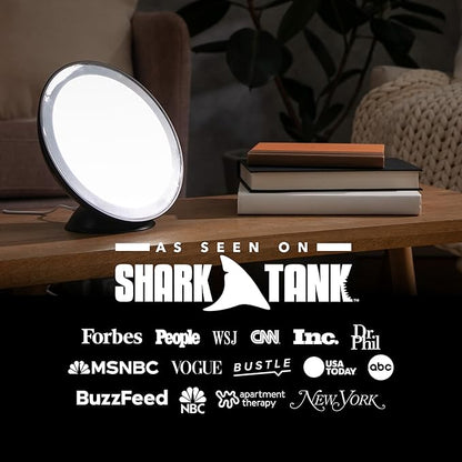 Circadian Optics Lampu Bright Light Therapy Desk Lamp | As Seen On Shark Tank | Ultra Powerful 10,000 LUX Brightness | 5500K Color Mimics Noon Day Sun | Improve Your Mood, Sleep, Energy & Focus