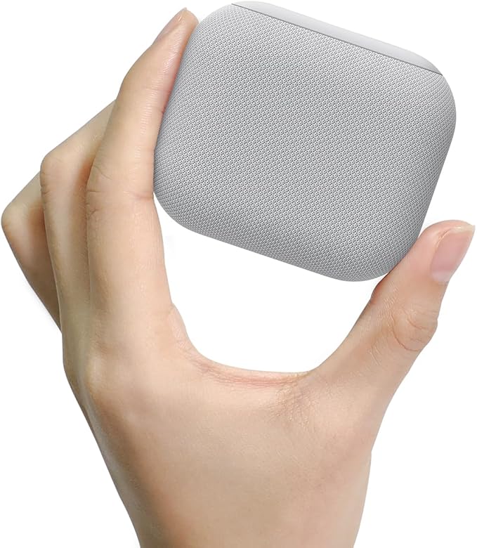 ANJANK Mini Portable Travel White Noise Sound Machine for Adults, 20 Soothing Sounds, Powerful Battery, 30-Level Volume, Sleep Timer, Noise Canceling for Sleeping, Home, Airplane