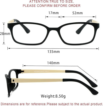 LifeArt Blue Light Blocking Glasses Anti Eyestrain Computer Reading Glasses Gaming GlassesTV Glasses Women and Men Anti Glare
