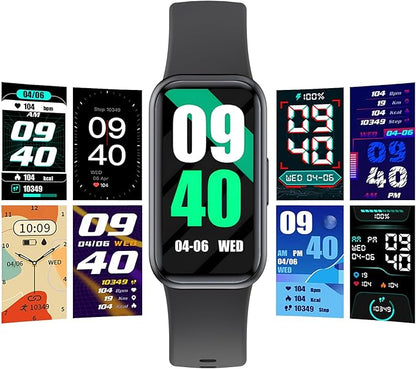 ZURURU Fitness Tracker with Blood Oxygen, 24/7 Heart Rate and Sleep Tracking, IP68 Waterproof Activity Sport Health Tracker Smart Watch with Step Counter Pedometer for Women Men
