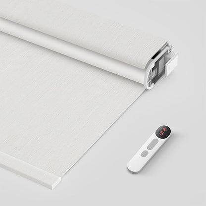 Bringnox No Drill Motorized Blinds with Remote,Blackout Windows,with Apple Homekit,Alexa,Google, with App,Voice Control Custom Size