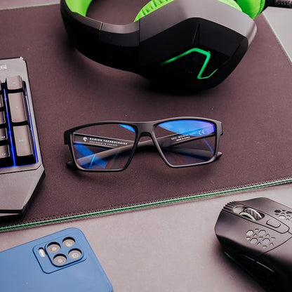 Horus X • Blue Light Glasses Men Women | Blue Light Blocking Glasses for Screen Anti-Fatigue Eye Migraine | Gaming Glasses V3