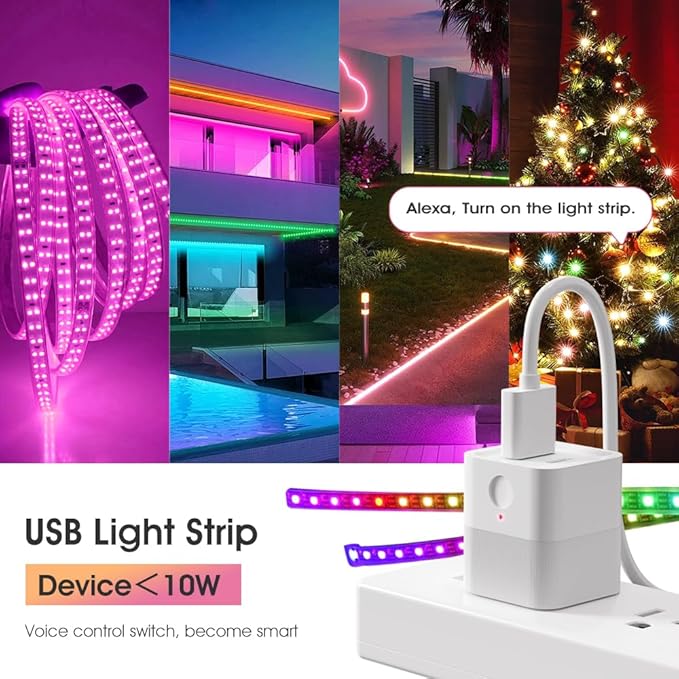 eWelink app Micro WiFi USB Type C Adaptor, Smart 5-12V DC Outlet Switch,Remote Timer Your USB Device by Phone app,Compatible with Alexa Google Home