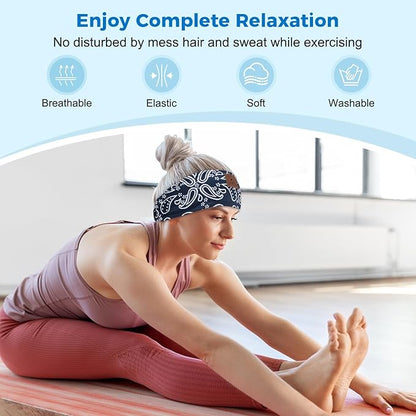 Sleeping Headphones, Bluetooth Headband Headphones for Men Women, Yoga, Travel, Running, Workout