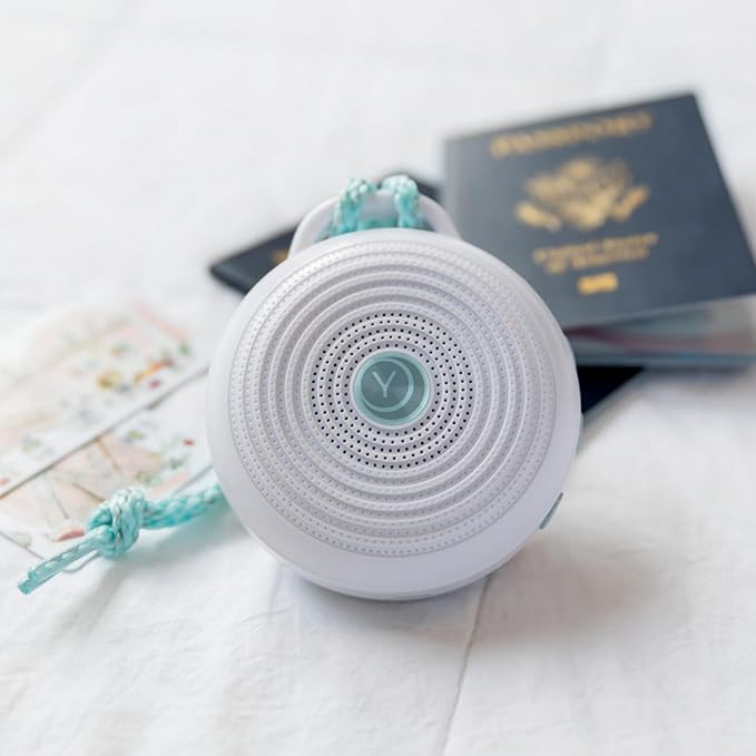 Yogasleep Rohm Portable White Noise Sound Machine (2 Pack) 3 Soothing Natural Sounds & Volume Control, Sleep Therapy for Adults & Kids, Noise Cancelling for Office Privacy & Meditation