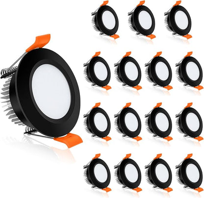 YGS-Tech 2 Inch LED Recessed Lighting, Dimmable Downlight 3W(35W Halogen Equivalent), CRI80, 2700K Ultra Warm White Ceiling Light with LED Driver (16 Pack)