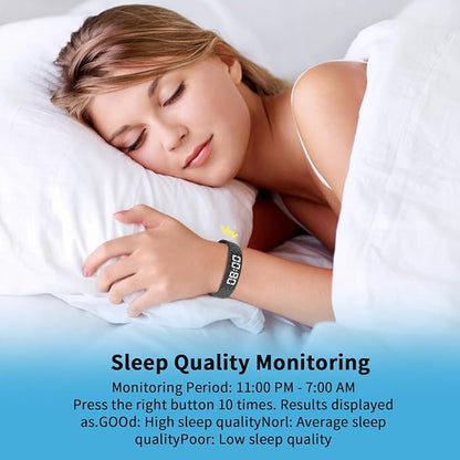 Vibrationswecker Armband | Vibrating Alarm Wristband, Silent Alarm Watch, Wrist Alarms Clock, Gentle Vibration Wakeup Watch, Vibrating Wrist Clock for Deep Sleepers/Hearing