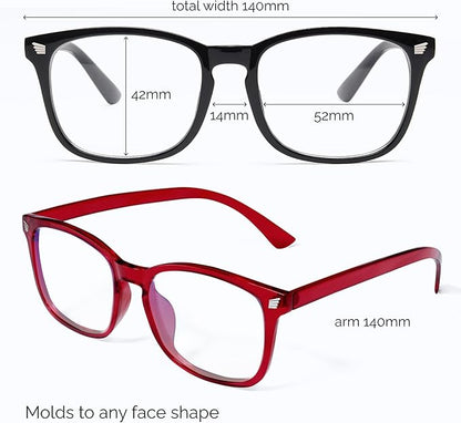 livho High Tech Blue Light Glasses - Advanced Blue Light Blocking Computer Glasses - Screen Fatigue & UV Protection