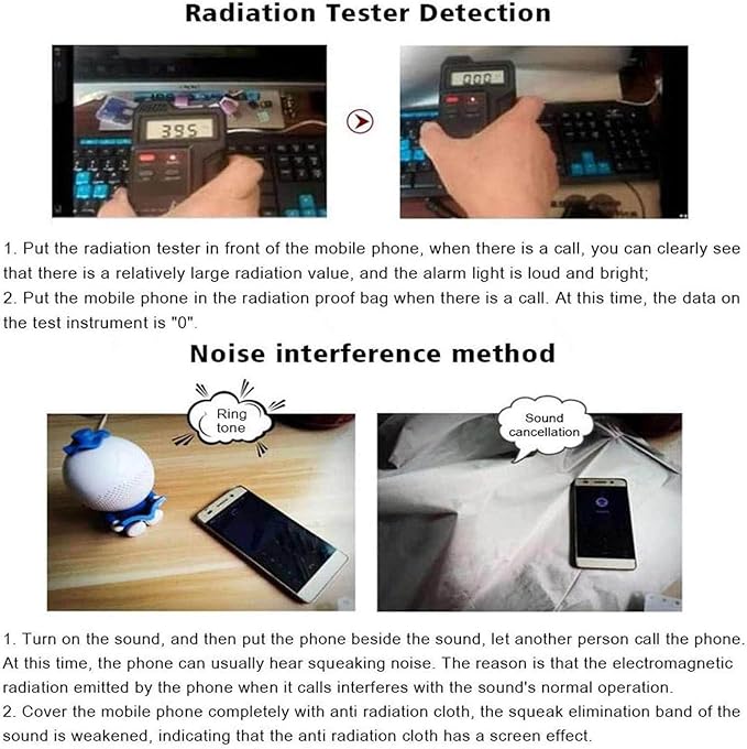 Shielding Faraday Fabric Emf Protection Signal Blocking RFID/EMI Shielding Military Grade Material Signals (WiFi Cell Bluetooth RFID EMF Radiation),silver-1m
