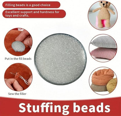 19LB Weighted Beads for Stuffed Animals Filler for Blankets Pillows Reborn Dolls Shooting Rest Bag DIY of Various Weighted Projects (19, Pounds)