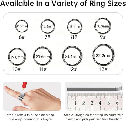 Smart Ring for Women & Men, Fitness Tracker Ring with Heart Rate Monitor, HRV, Sleep Tracking, No Subscription Fee, 10ATM Waterproof Activity Ring for iPhone & Android (Rose Gold, #7)