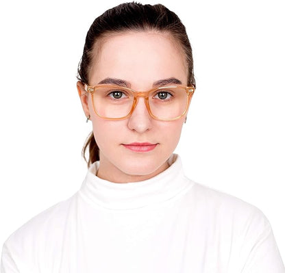 LifeArt 2 Pairs Blue Light Blocking Glasses with Spring Hinge, Anti Eyestrain, Computer Reading Glasses, Gaming Glasses, TV Glasses for Women Men, Anti UV (Champagne&Pink, +2.75 Magnification)