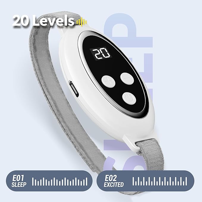 Sleep Aid Device, Palm Sleep Massage Handheld Microcurrent Anxiety Device Insomnia Relief