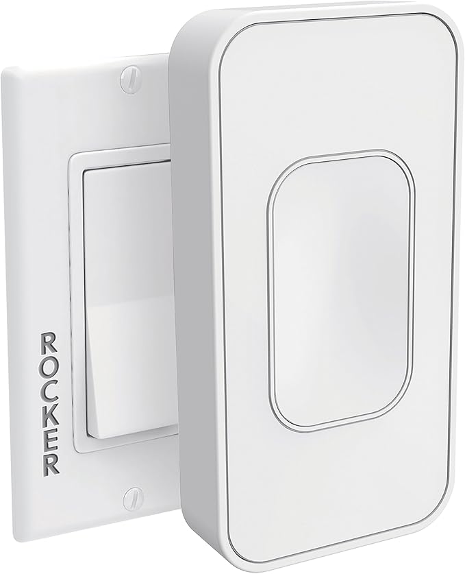 Switchmate for Rocker Style Light Switches by SimplySmartHome. SnapOn Smart Light Switch That Listens