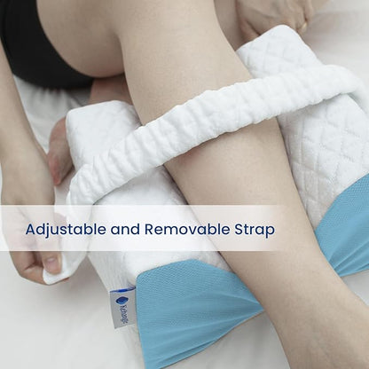Knee Pillow for Side Sleepers,Knee Pillow,Leg Pillow for Side Sleeping,Memory Form, Leg Support Pillow,Removable&Washable Cover.