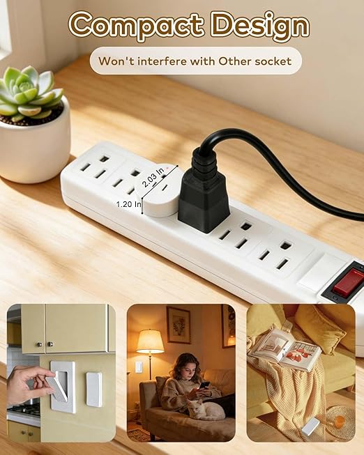 Wireless Remote Control Outlet Plug,NineLeaf Smart Outlets for Household,On Off Smart Plug Switch Compatible with Tuya,Alexa and Google Assistant,Timer Outlet,No Wiring,White