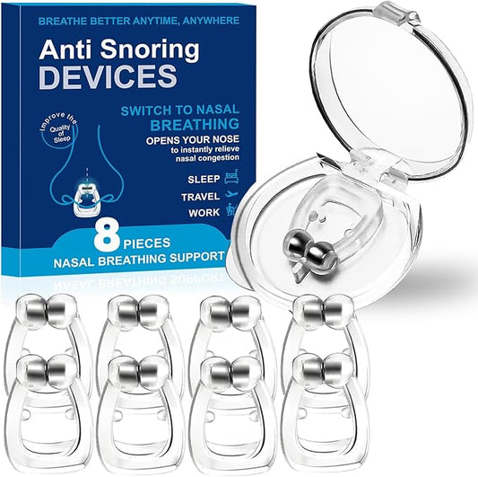 Nose Magnet for Breathing Nasal, Anti Snoring Devices for Deep Sleep, Effective Anti - Snoring Nose Clip for Men and Women