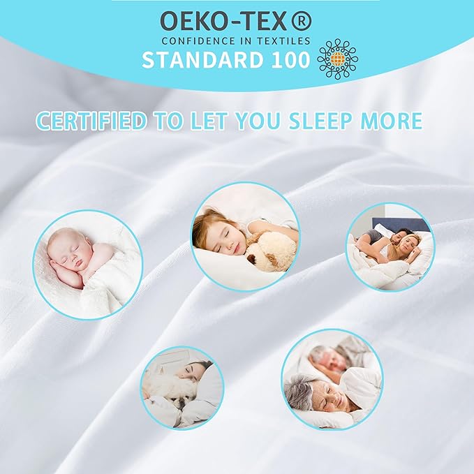 Extra Thick Mattress Topper Short Queen Bed Size.Breathable Cooling Mattress Pad Cover.100% Cotton Pillow Top Quilted Mattress Protect Bed Mattress Topper 1400GSM Soft Down Alternative Fill(60 * 75")