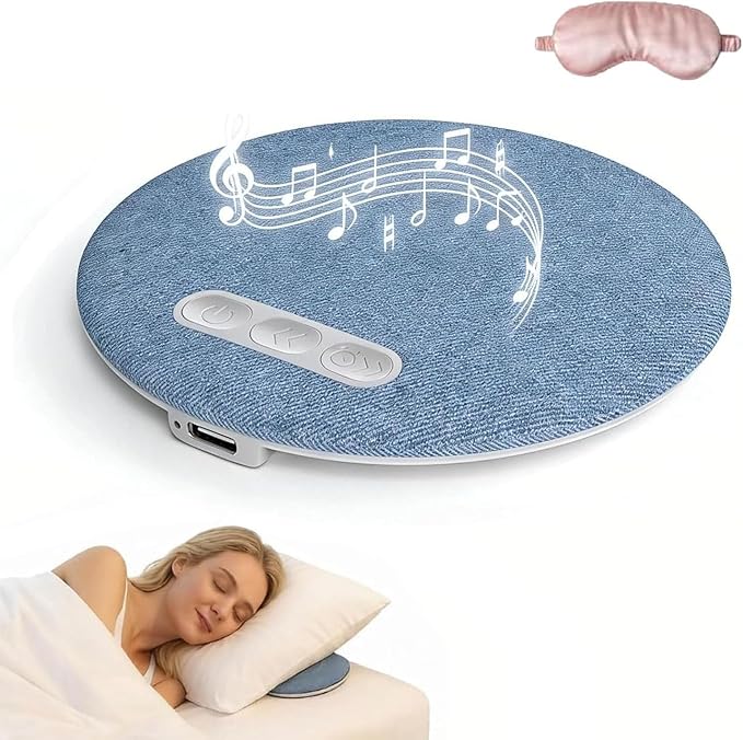OYB Bluetooth Pillow Speaker, Mini Portable Under-Pillow SpeakerSoft Immersive Sound FieldWireless Under-Pillow speakerSuitable for (B)