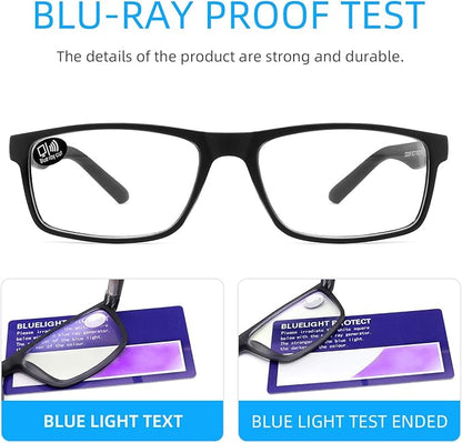 DONGDI Blue Light Blocking Reading Glasses 4 Pack Computer Readers for Women Men,Anti Glare UV Ray Filter Eyeglasses… (4pack-grey tortoise, 0.75)