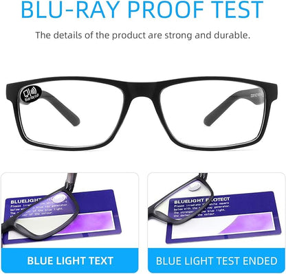 DONGDI Blue Light Blocking Reading Glasses 4 Pack Computer Readers for Women Men,Anti Glare UV Ray Filter Eyeglasses… (4pack-black/tortoise, 2.75)