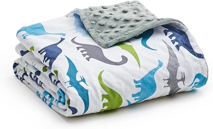 YnM Duvet Cover for Weighted Blankets (Dinosaur, 41''x60'')