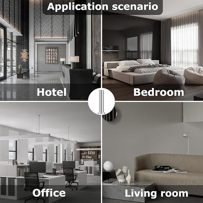 Hotel Scent Diffuser Machine -Cordless Rechargeable Diffuser for Whole House- Scent Air Machine for Home -App Bluetooth Control - Waterless Essential Oil Diffuser for Large Room, Studio Office -Silver