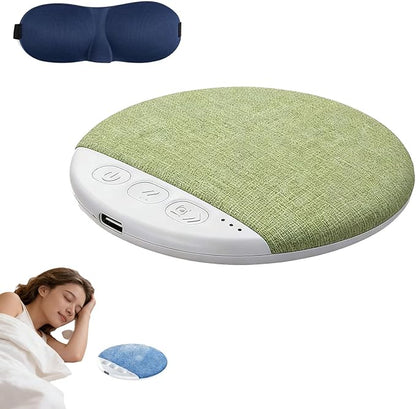Ultra-Thin Bluetooth Pillow Speaker for Sleeping, Built-in White Noise to Support Sleep, Dual-Mode Bone Conduction & Speakers Audio, Features A Three-Dimensional Bass Effect (Green)