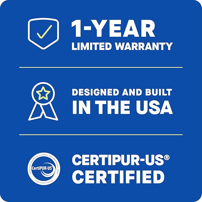 Sealy Dreamlife 3” Gel Memory Foam Queen Mattress Topper with 1” Quilted Cooling Cover, SealyComfort Gel Foam, SealyCool Poly Blend Cover