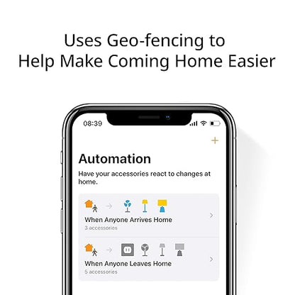 SwitchBot HomeKit Smart Plug Mini 15A – No Hub Required, Energy Monitoring, WiFi (2.4GHz), Works with Siri, Alexa, Google Home, Energy Saving & Automation