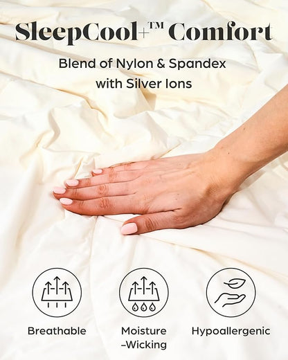 Lavish Comforts® Cooling Comforter King Size│Best Comforters for Hot Sleepers│Cooling Blankets for Hot Sleepers – Cold Blankets for Sleeping, All Season Comforter King Size│Gift Ready Box
