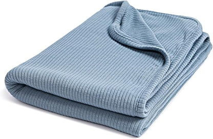 Ultra-Soft Rayon Made from Bamboo Baby Blanket - 30x40 Inches Double-Layer Swaddle Blanket, Breathable & Hypoallergenic, Lightweight Nursing Cover, Stroller Blanket for Infants & Toddlers