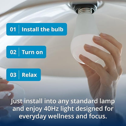 Clarity - 40Hz Light Bulb by Gamma - Improve Brain Function & Memory - Entrainment Device