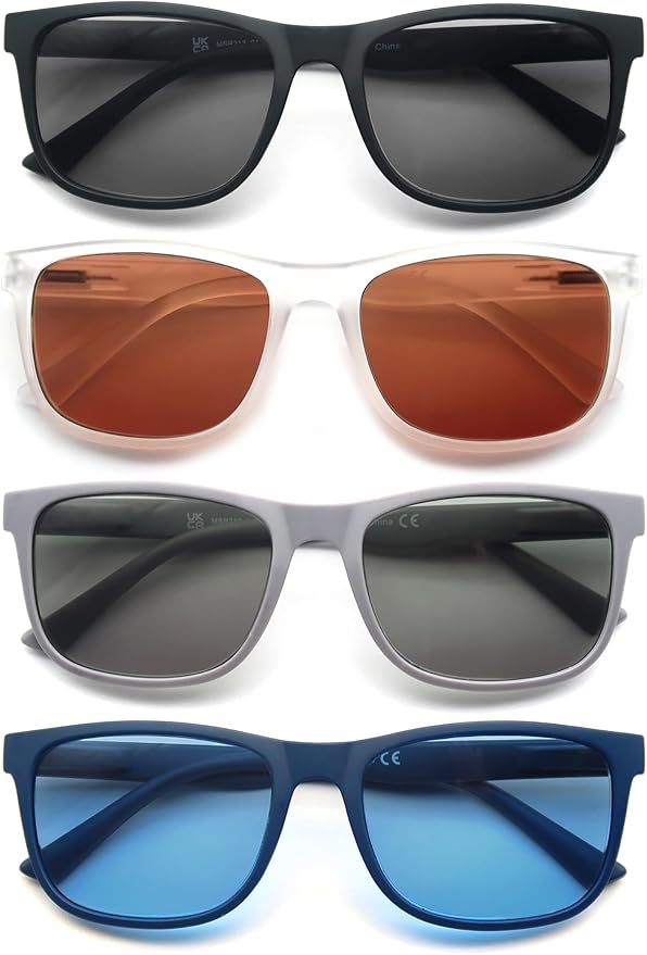 Blue Light Blocking Reading Glasses Men Large Oversized Square Readers Wide fit Cheaters for Men W/Big Head/Large Face