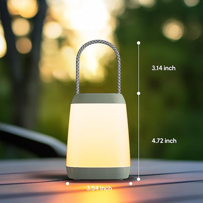 2 Pack LED Camping Lights, Battery Powered LED Camping Lantern with 3 Modes, Portable Night Light for Tent, Hiking, Emergency, Backpacking, Indoor and Outdoor Use