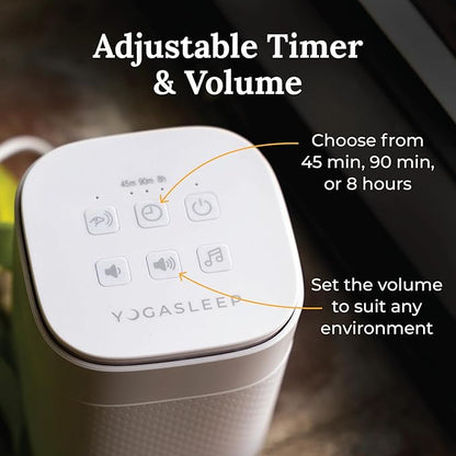 Yogasleep Pawzz White Noise Machine for Dogs, Home & All Pets. with Integrated Bark Sensor, 6 Automatic Relaxing Natural Sounds, Help Keep Pets Calm, Anti-Barking with Training, Noise Canceling